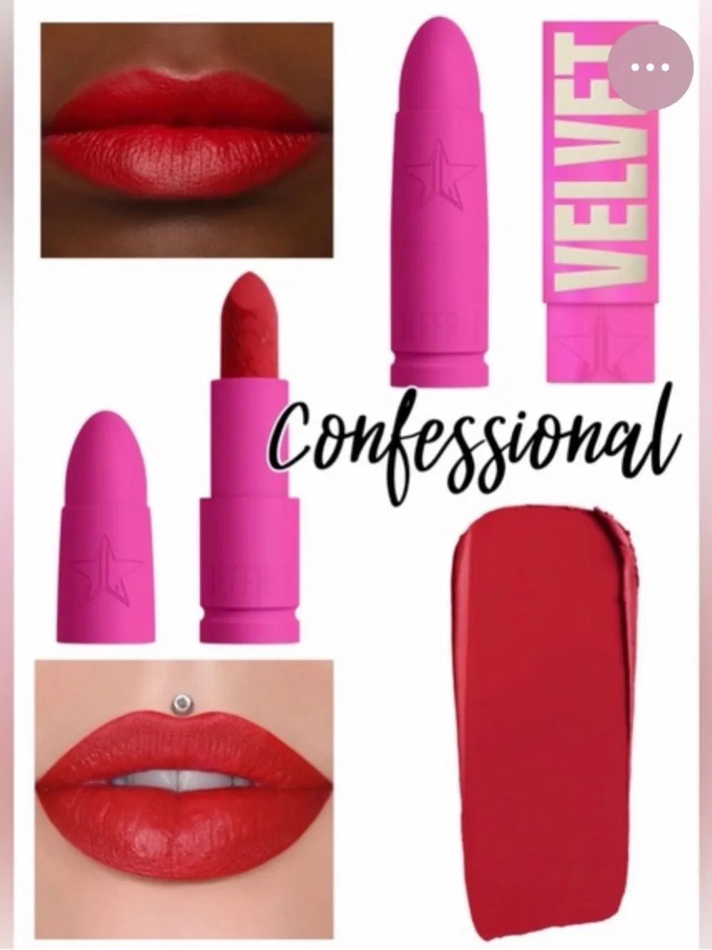 Jeffree Star Cosmetics Velvet Trap Lipstick - Confessional - Pink Religion